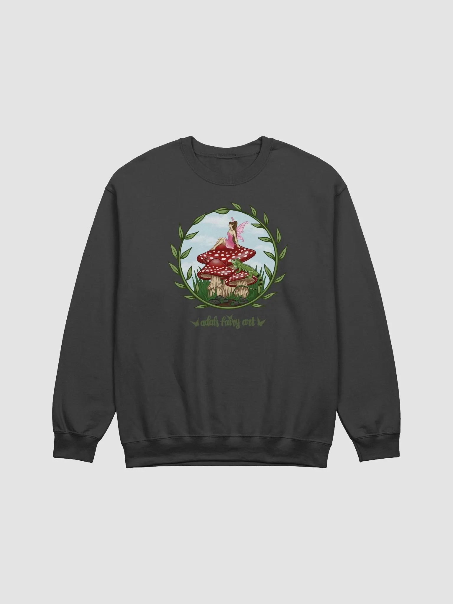 Adah Fairy Art LOGO Crew Neck Sweater - Unisex product image (4)