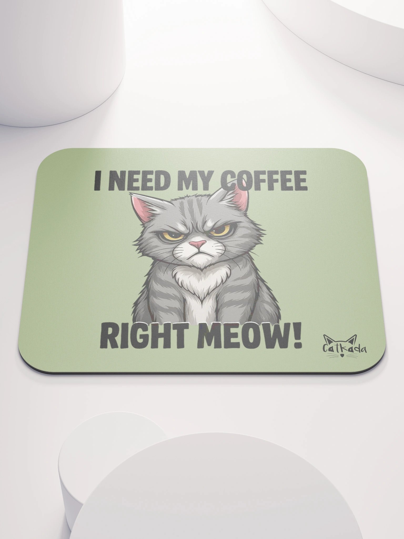 I NEED MY COFFEE MOUSEPAD product image (1)