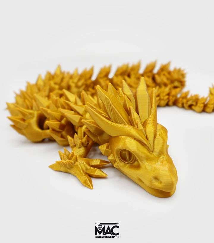 Gold Articulating Dragon Version Two product image (1)