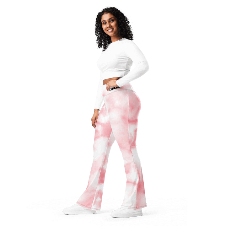 YesYes Pink Flare Leggings product image (2)