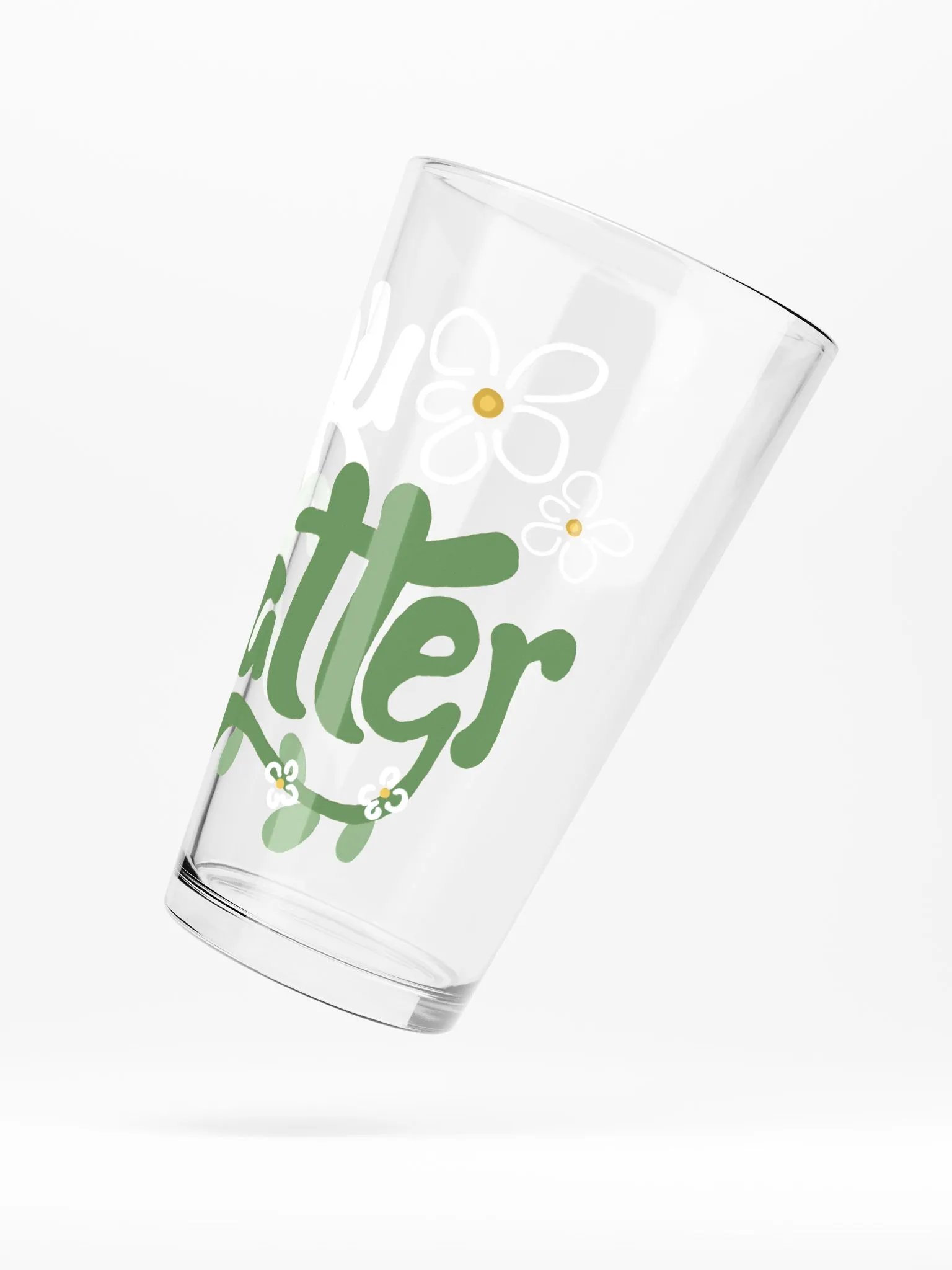 You Matter Flower Pint Glass product image (5)