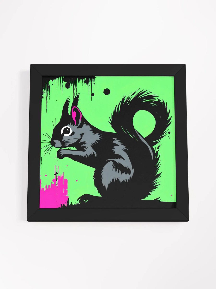 Whimsical Squirrel Framed Matte Poster product image (20)