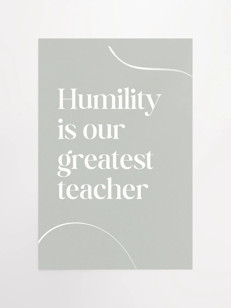 Humility Teacher Poster product image (11)