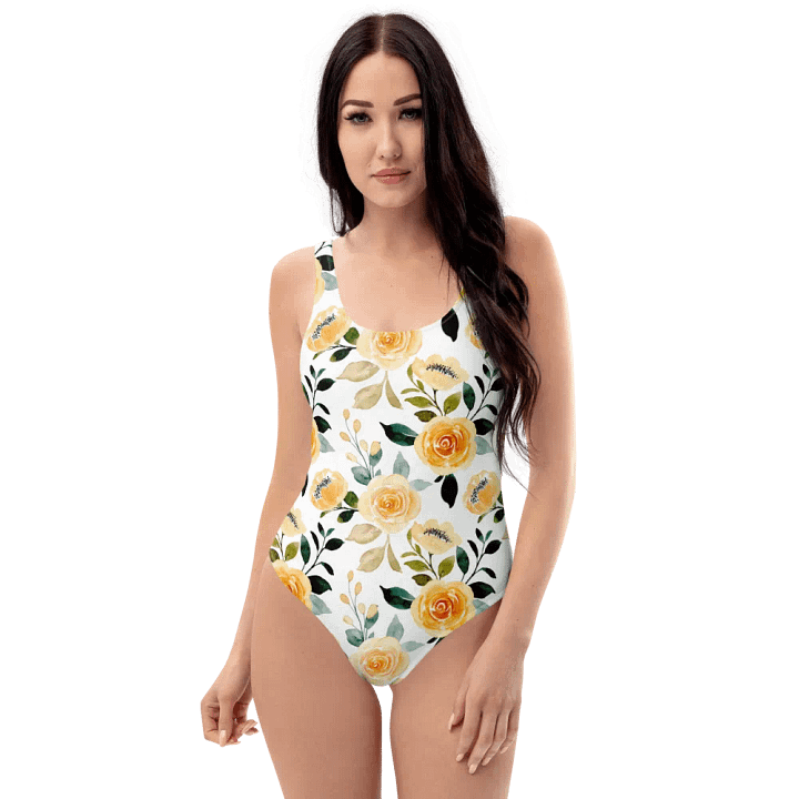 Yellow Rose Delight One Piece Swimsuit product image (1)