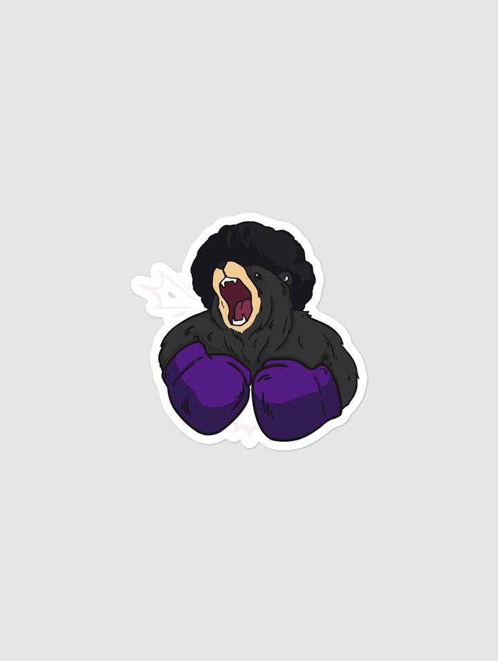 Boxing Bear - Bubble-free stickers product image (1)