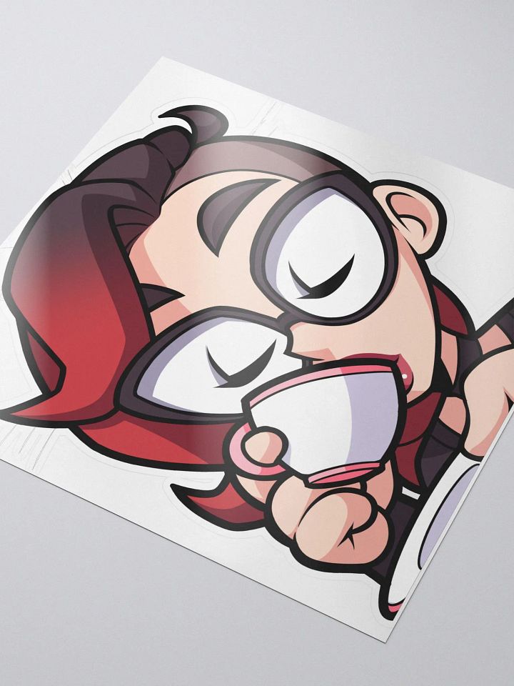 Nikatine Sip Emote Sticker product image (1)