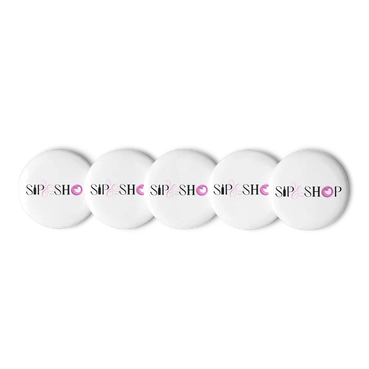 SIP & SHOP Button Set product image (3)