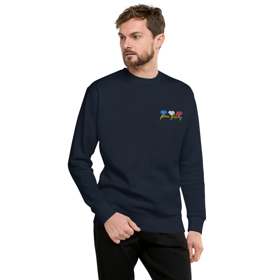 Embroidered Panic Glitchy Sweatshirt product image (25)