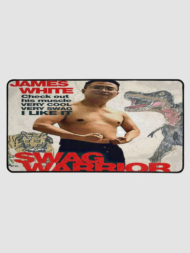 Desk Mat 15.5" x 31.5": swag warrior product image (1)