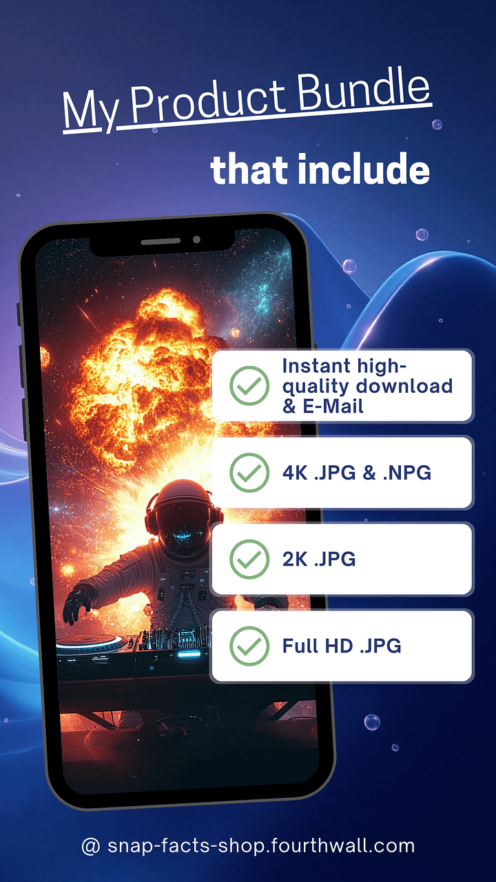 Galactic Bass Drop – Astronaut DJ in a Firestorm product image (2)