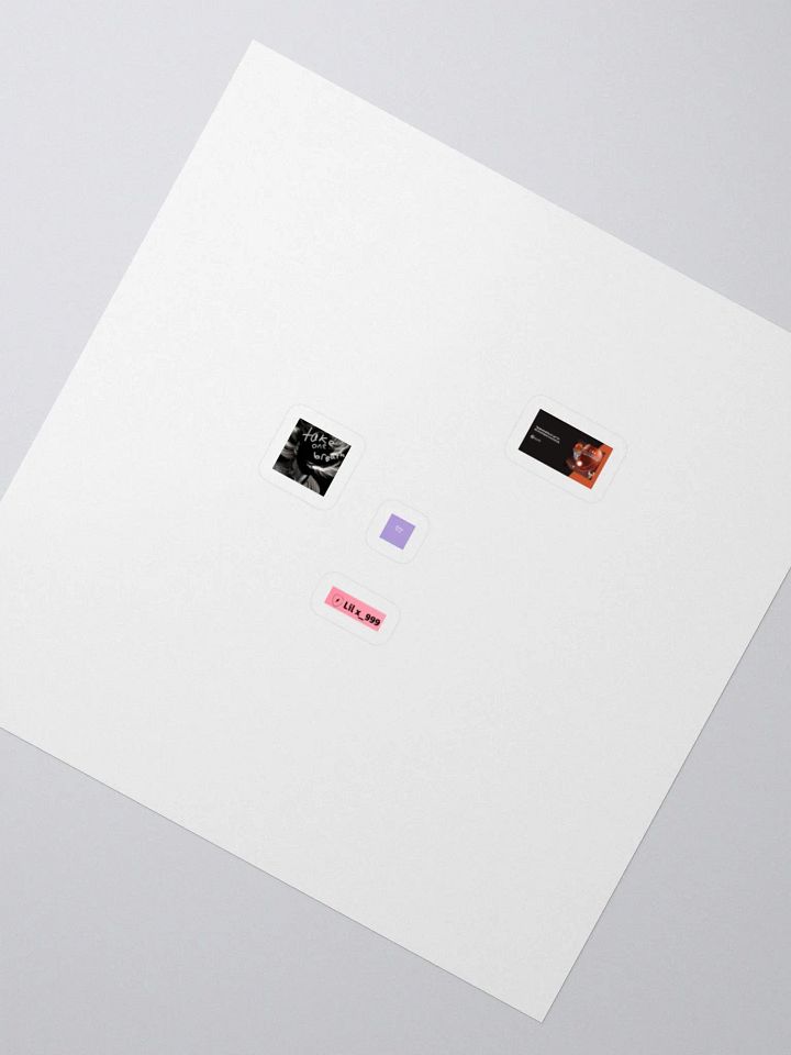 Whimsical Kiss Cut Sticker Set product image (2)