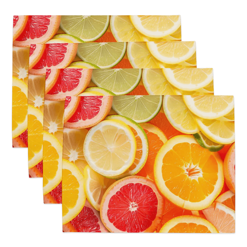 Citrus Placemats (Set of 4)