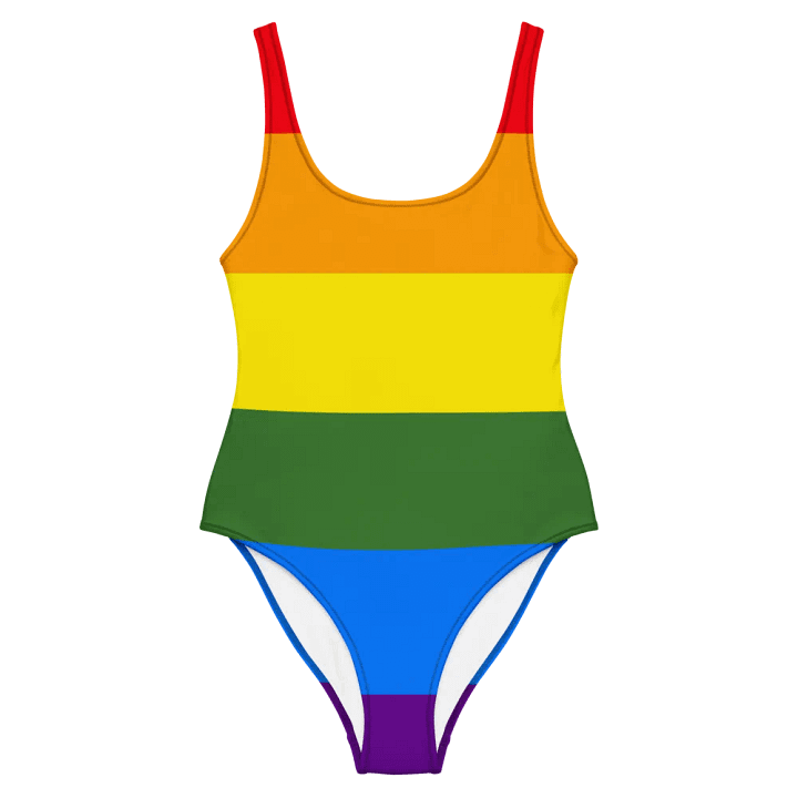 Rainbow Stripes All-Over Swimsuit product image (2)