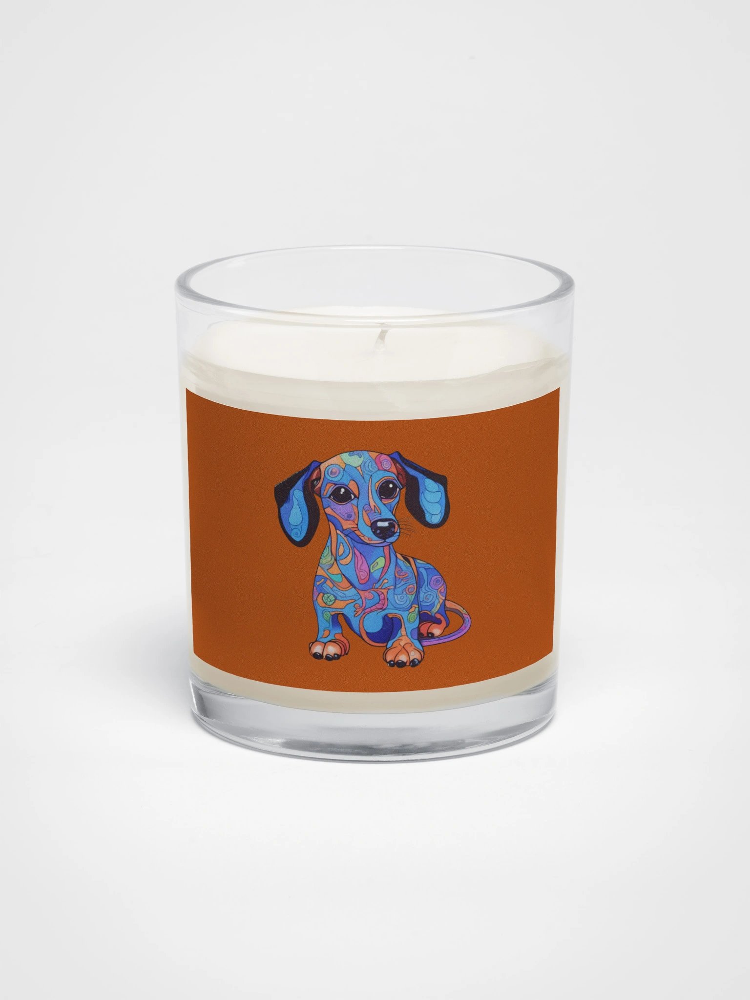 Psychedelic Dachshund #1 - Soy Candle product image (1)