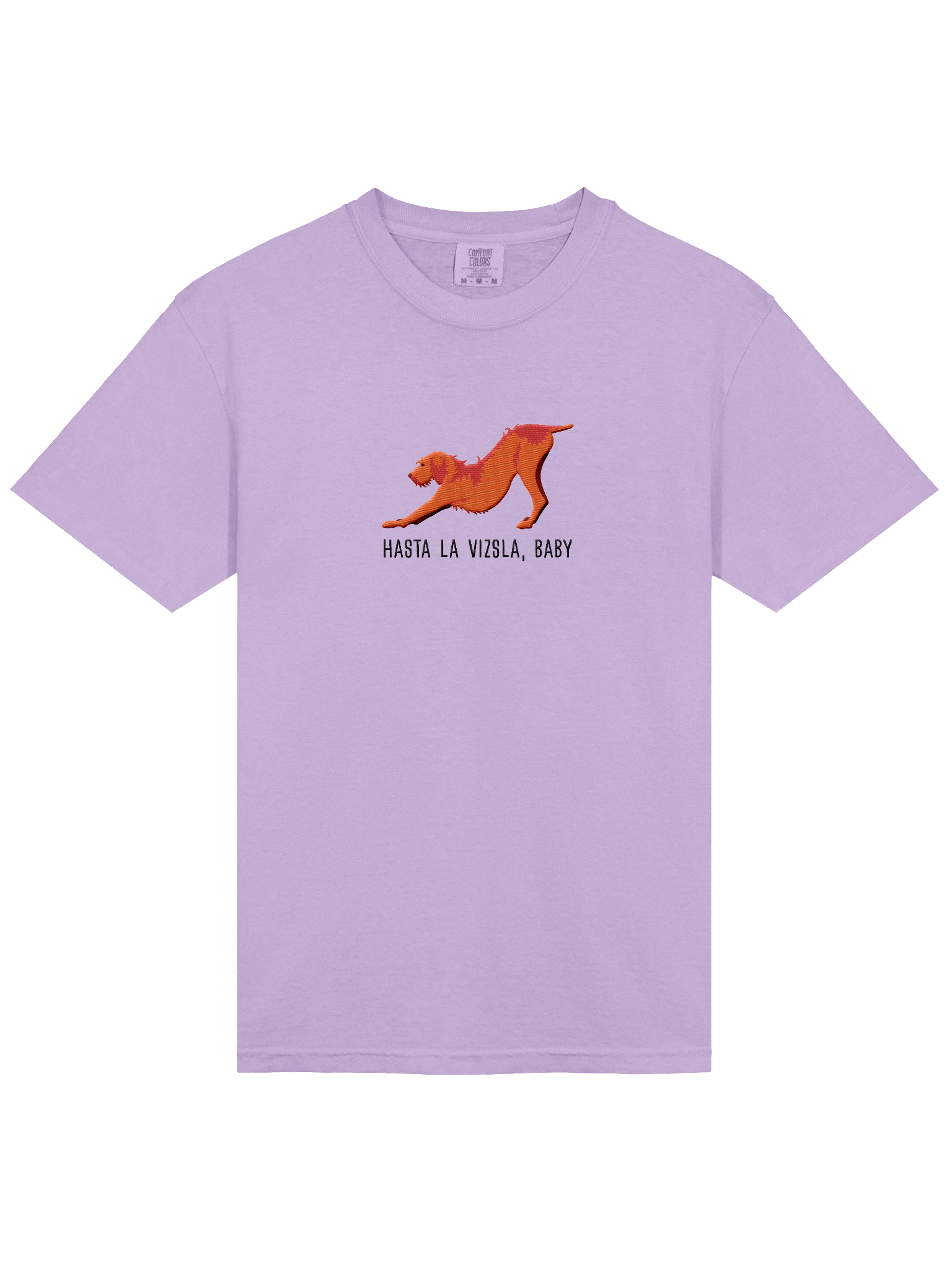 Hasta La Vizsla, Baby T-Shirt(Embroidered) of a Wirehaired Vizsla product image (33)