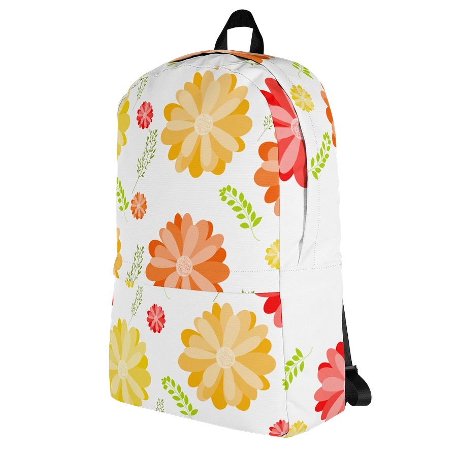 Orange Floral Backpack product image (4)