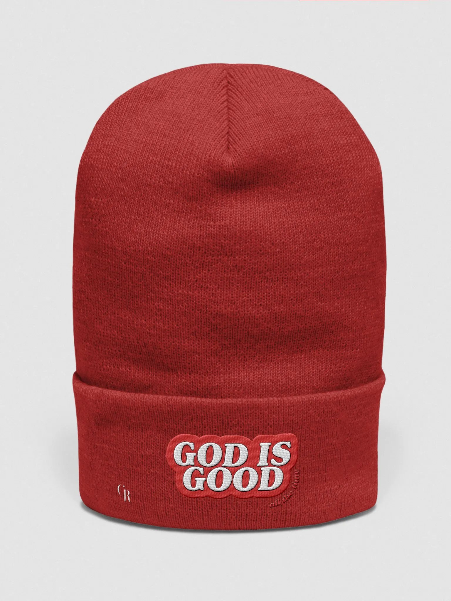 RED God is Good Beanie product image (1)
