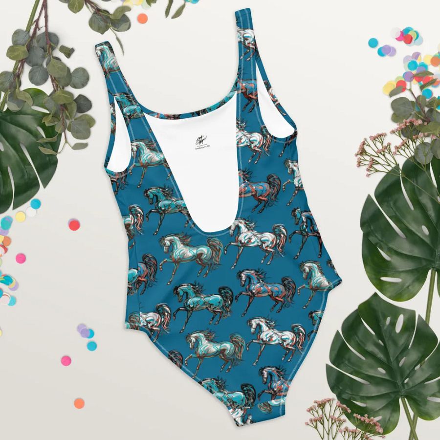 Turquoise Arabian Swimsuit product image (12)
