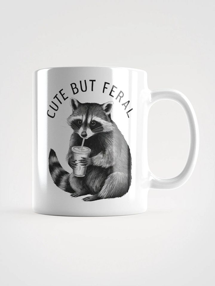 Cute But Feral Raccoon Mug product image (2)