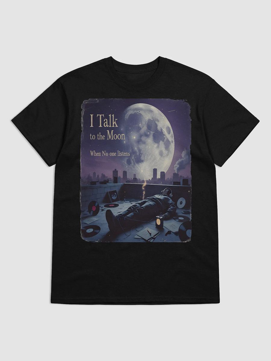 Whispers to the Moon – Rooftop Dreamscape Under Full Moonlight product image (1)