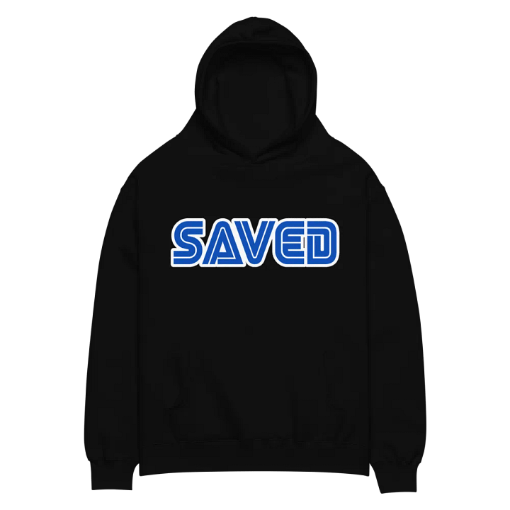SAVED Blue Geometric Hoodie product image (2)