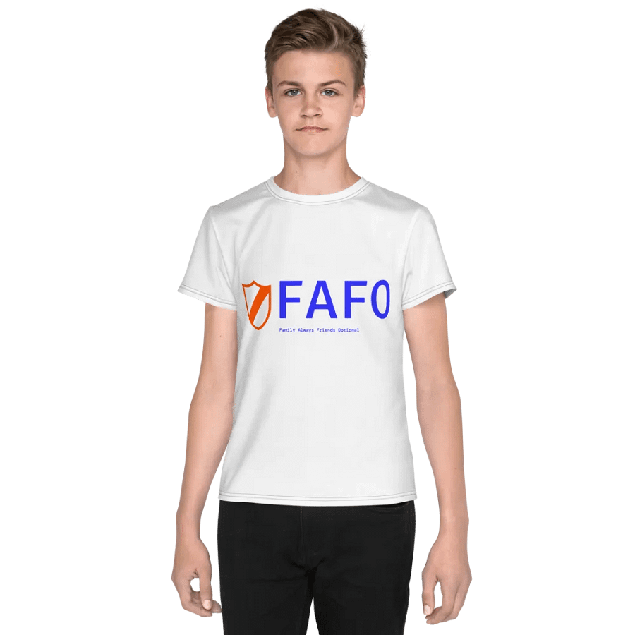 Family Always Friends Optional Shield Emblem Youth T-Shirt product image (5)
