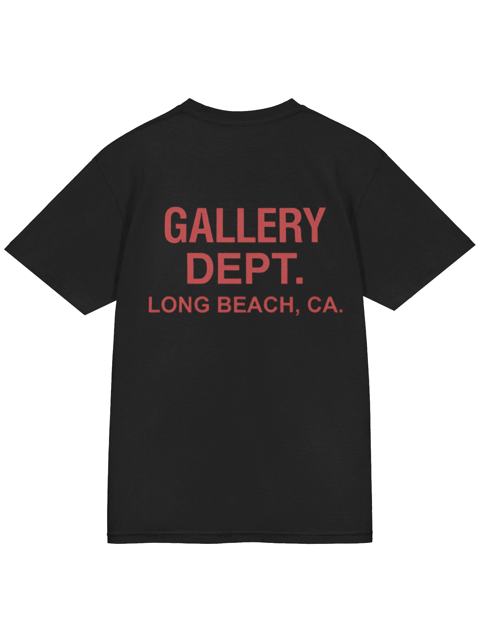 Gallery Dept shirt Red Long Beach CA BLACK product image (1)