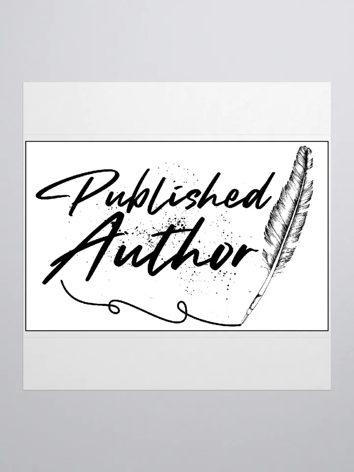 Sticker Published Author product image (1)