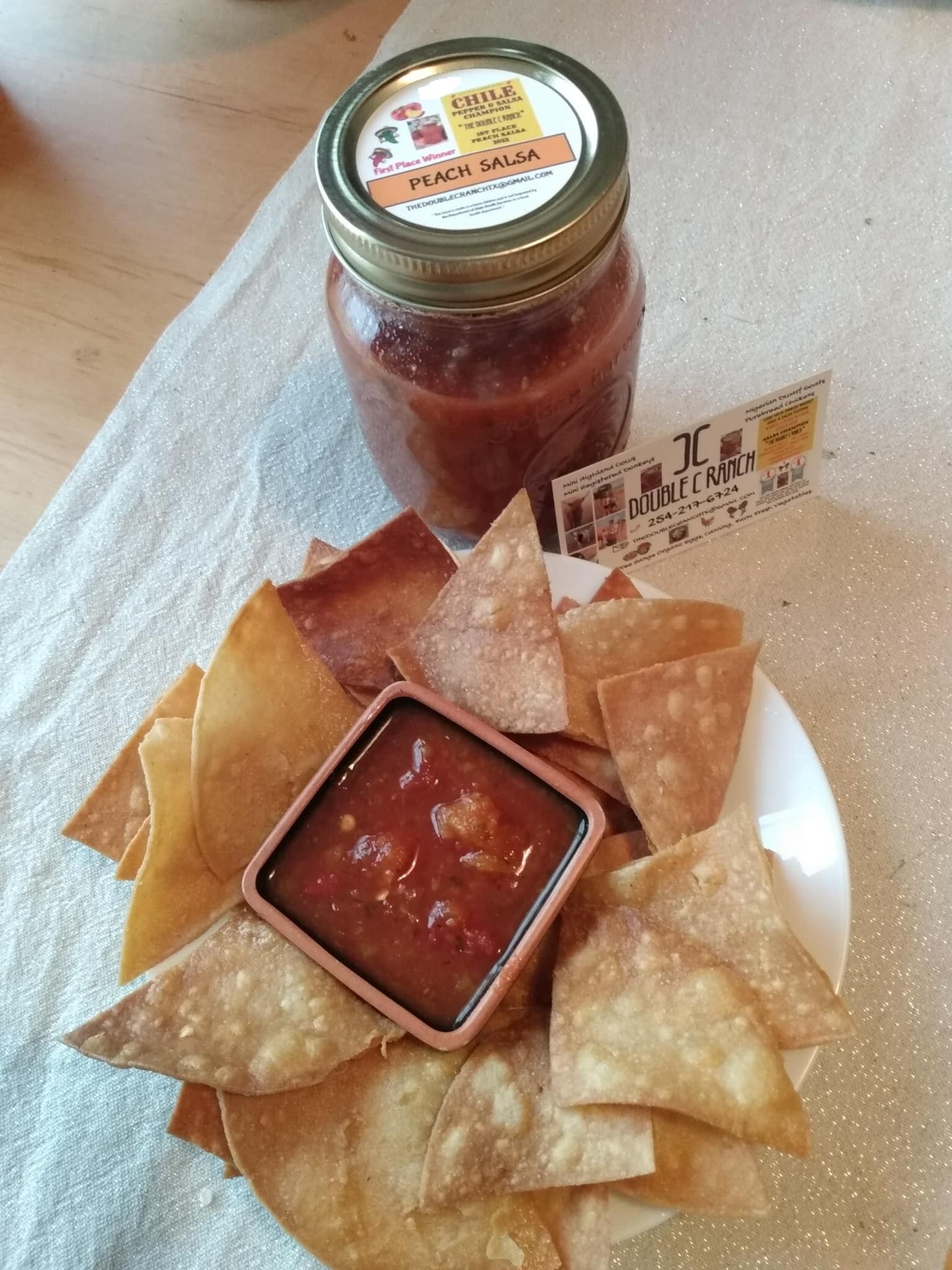 Double C Ranch Peach Salsa product image (1)