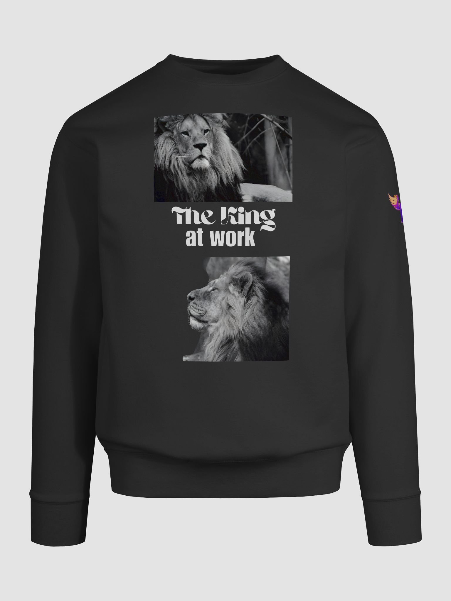 The king at work: Crew neck product image (9)