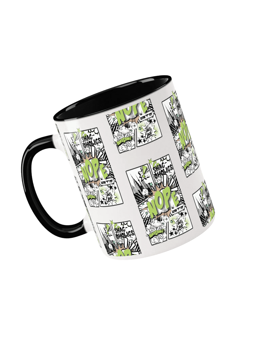 Shac-oholics Comic Blast Mug - Green 