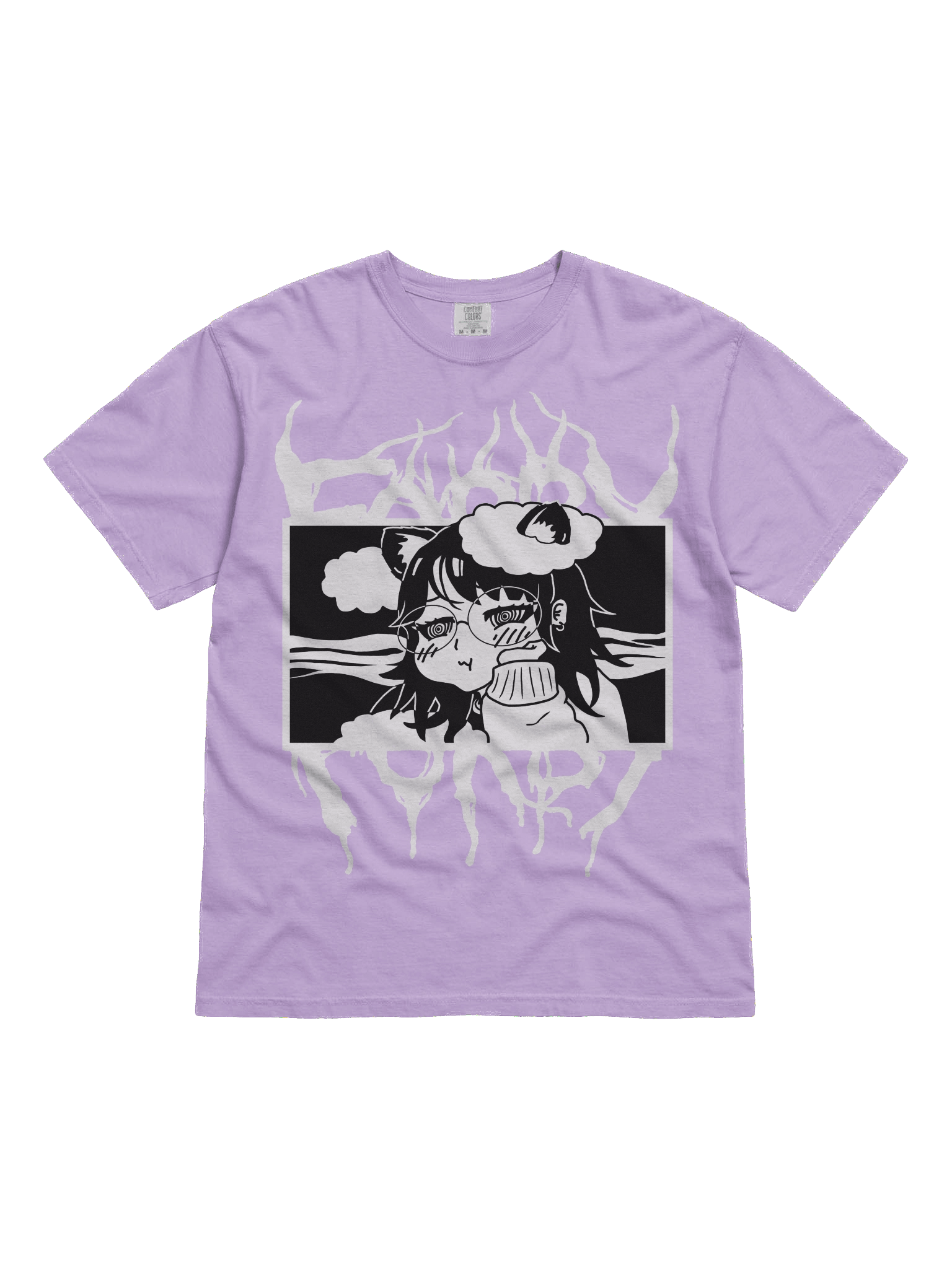 Metal Anime Girl Unisex T-shirt product image (3)