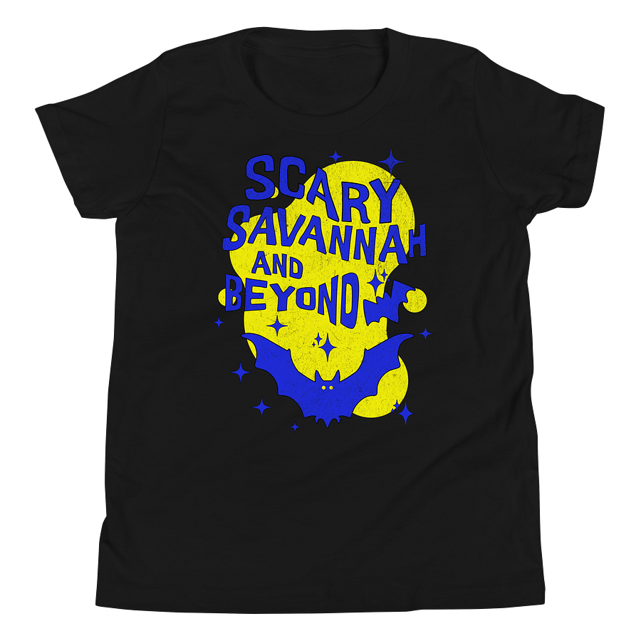Scary Savannah Bats Youth Unisex Tee Shirt product image (12)