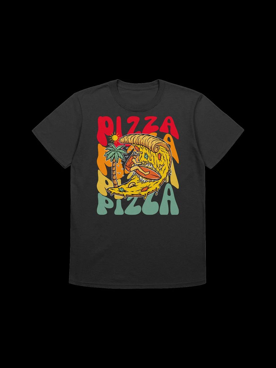 Food Lover-Pizza Surfer-Surfing the Pizza Wave T-Shirt product image (1)
