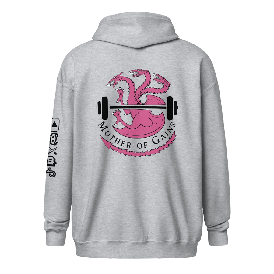 Mother of Gains Zip Up Hoodie product image (3)