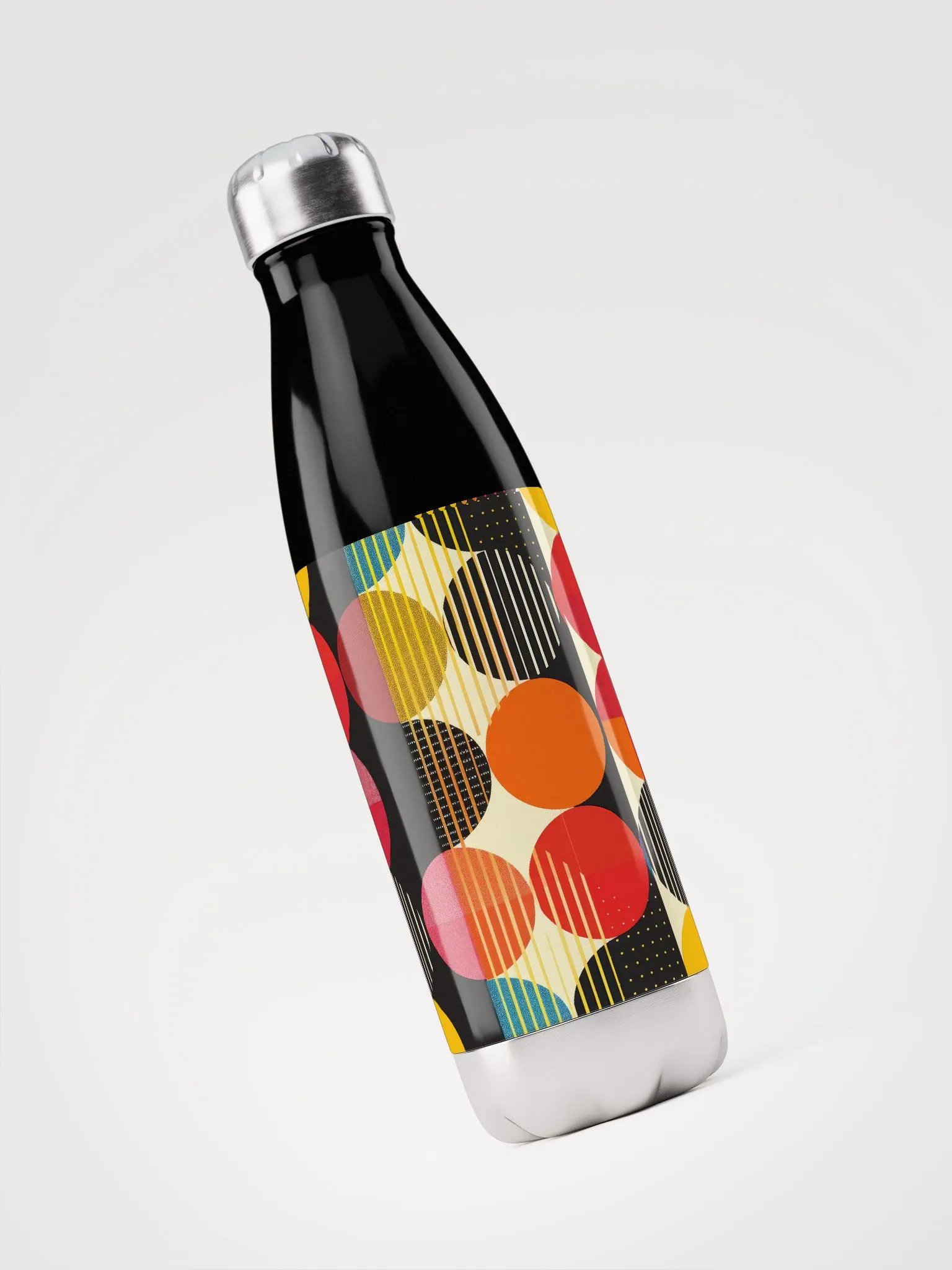 Mid-Century Circles - Stainless Steel Water Bottle product image (6)