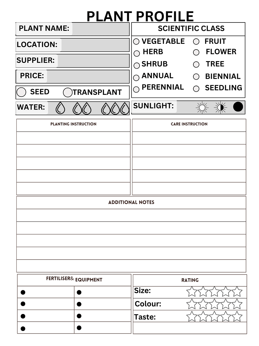 "The Green Thumb Guide: A Garden Logbook for Watering, Care & Pest Control" product image (1)