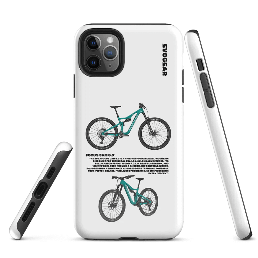 White Focus Jam 8.9 iPhone Case product image (5)