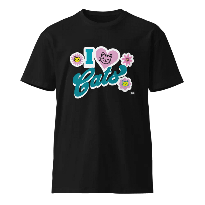 Cheerful Cats Love Unisex T-Shirt product image (1)