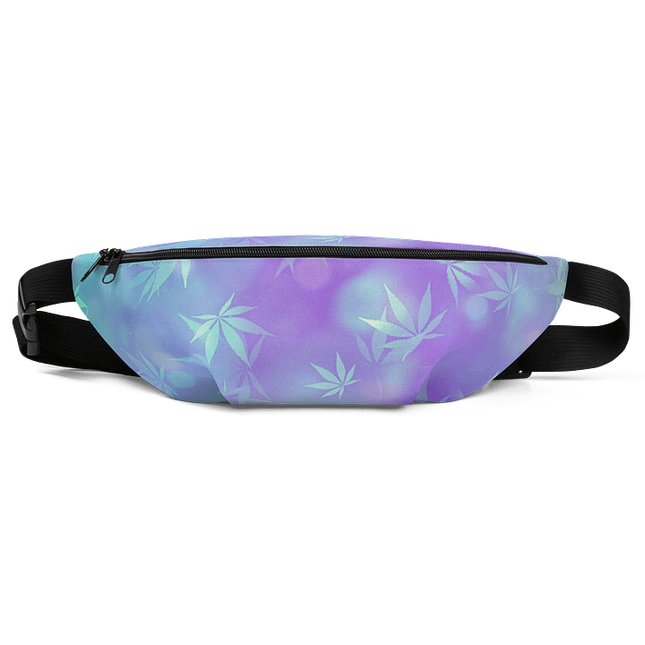 Pastel Cannabis Leaf Fanny Pack – Chill Style on the Go product image (2)