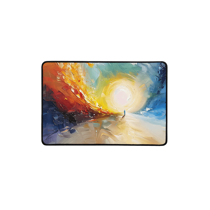 From the blaze of becoming, Desk mat in 3 sizes. product image (1)