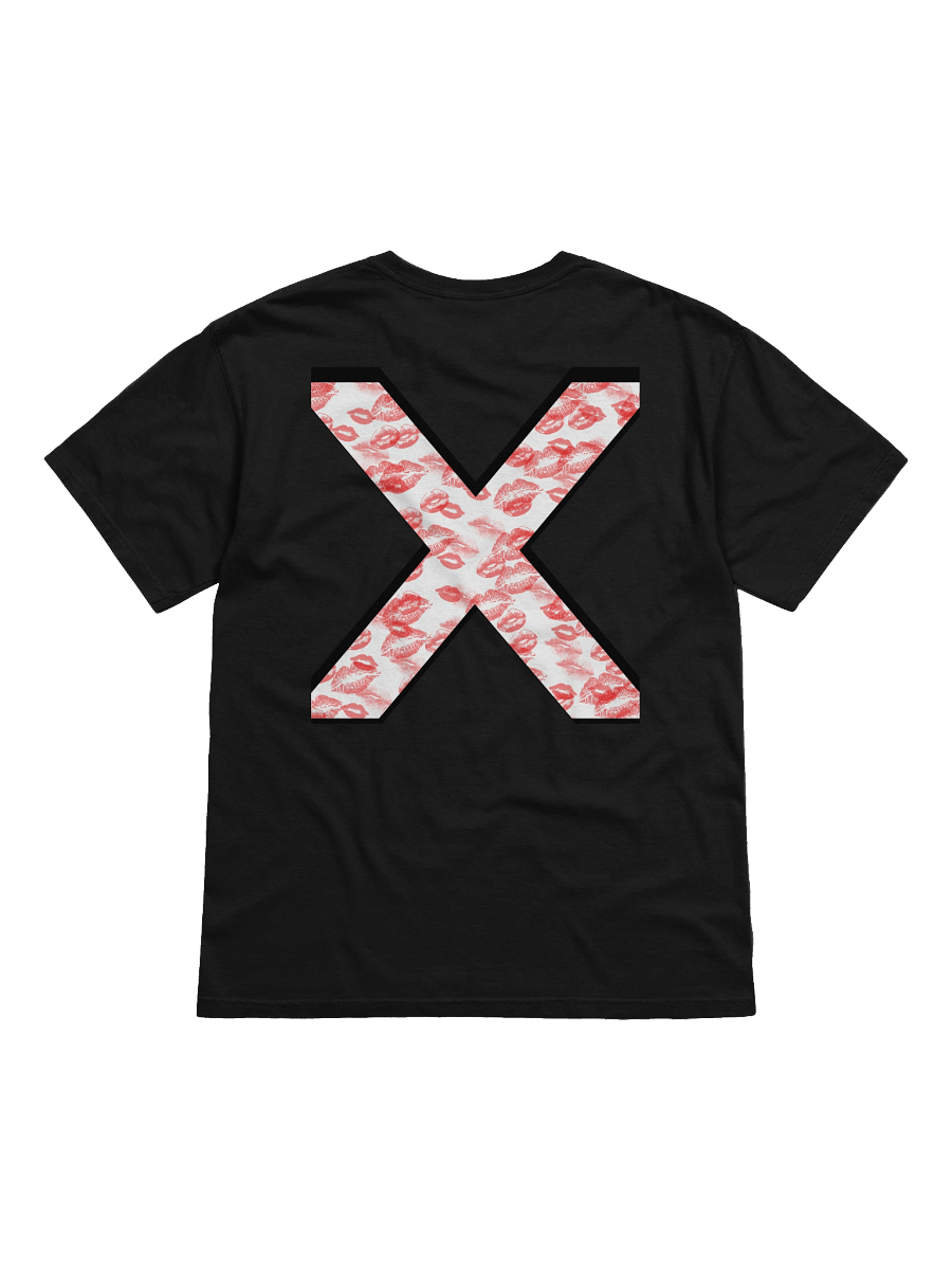White X Red Lipstick Kisses | Shirt product image (1)