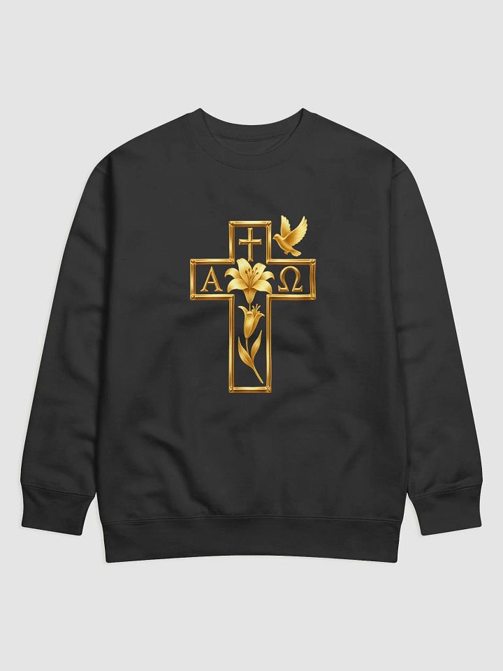 Golden Cross Lily Premium Sweatshirt product image (6)