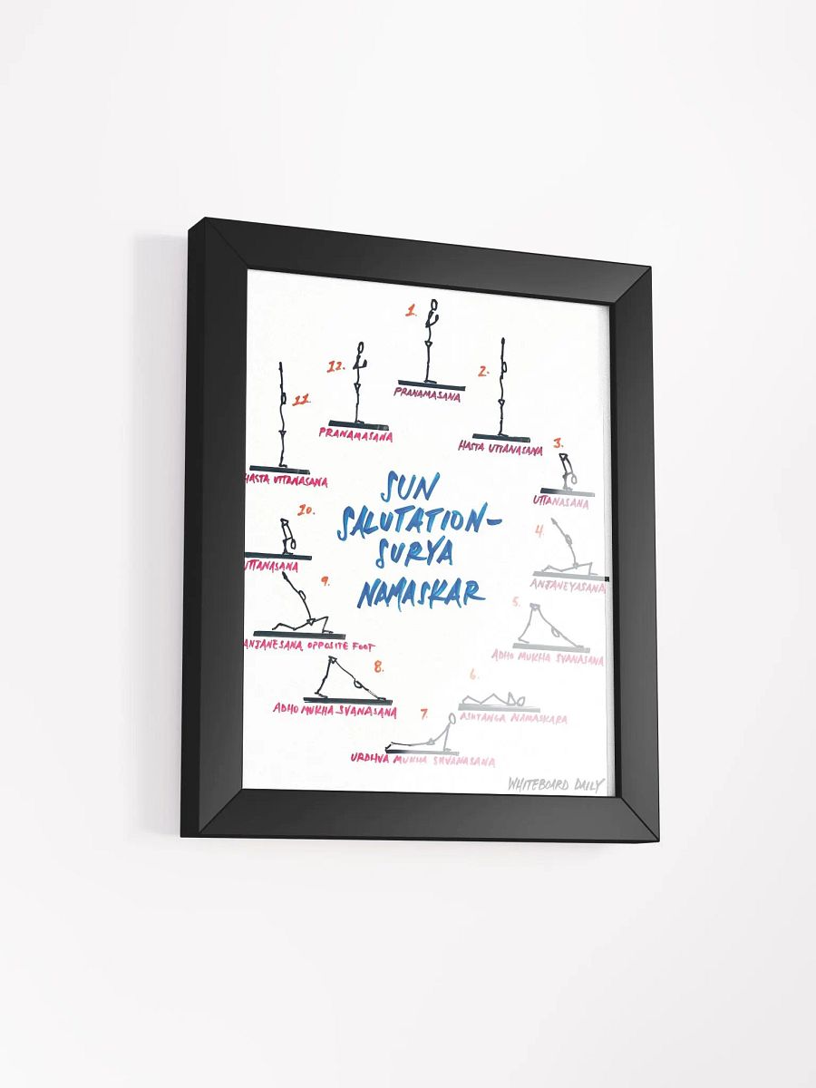 Framed Sun Salutation Poster product image (2)