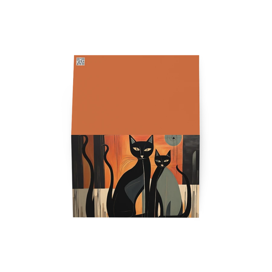 Abstract Black Love Cats product image (9)