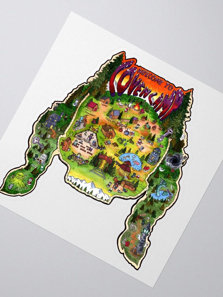 Coven Camp Map '24 Sticker product image (5)