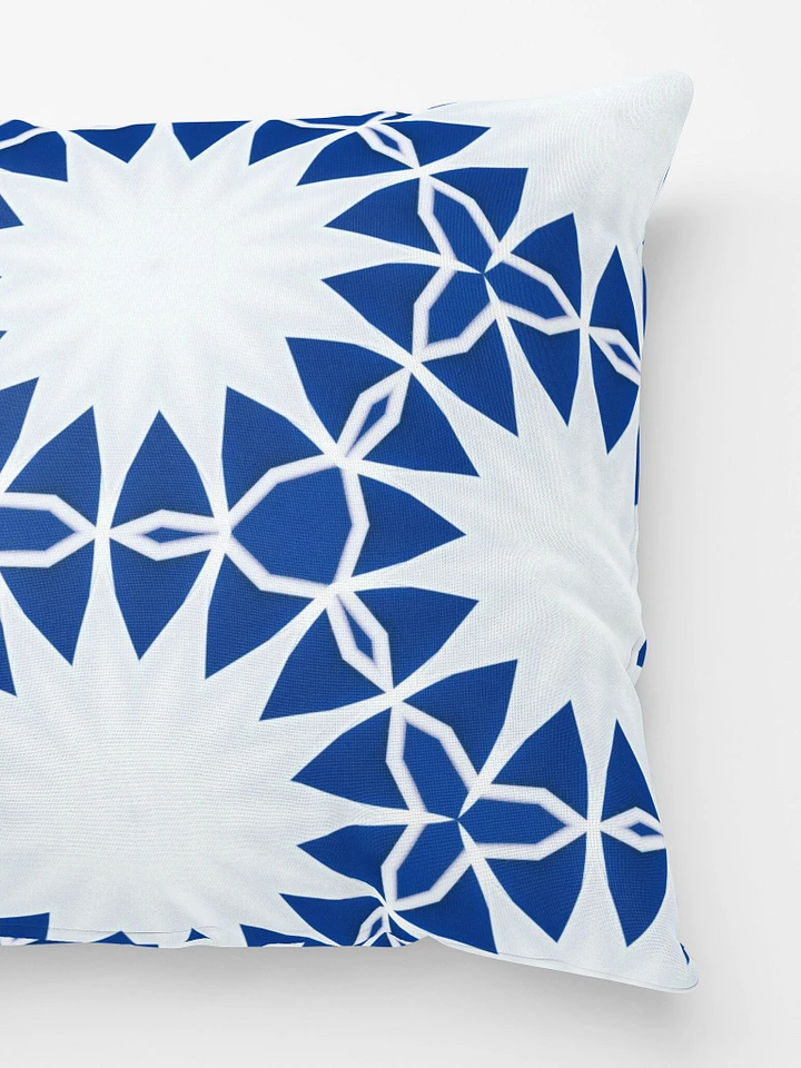 Cue the Blues - Abstract Print Throw Pillow product image (2)