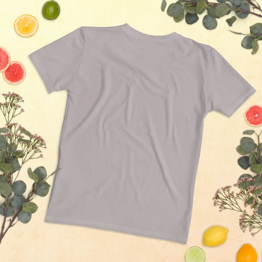 Plain Gray True Summer Women's Crewneck Polyester Heavyweight Premium T-Shirt by Treasure Pie product image (11)