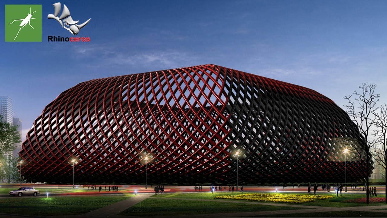 Stadium Parametric Facade Design Grasshopper Rhino Files Download product image (1)