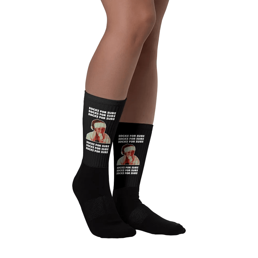 SOCKS FOR SUBS | SOCKS BLACK product image (2)